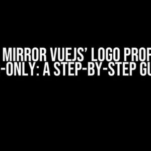 How to Mirror VueJS’ Logo Properly in CSS-Only: A Step-by-Step Guide