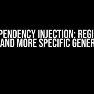 .Net Dependency Injection: Registering Generic and More Specific Generic Types